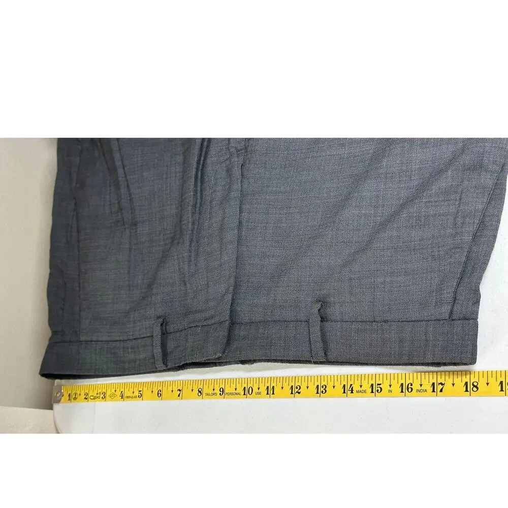 J Crew Pants Mens 35x29 Gray Ludlow Slim Wool Stretch Dress Business Office Work